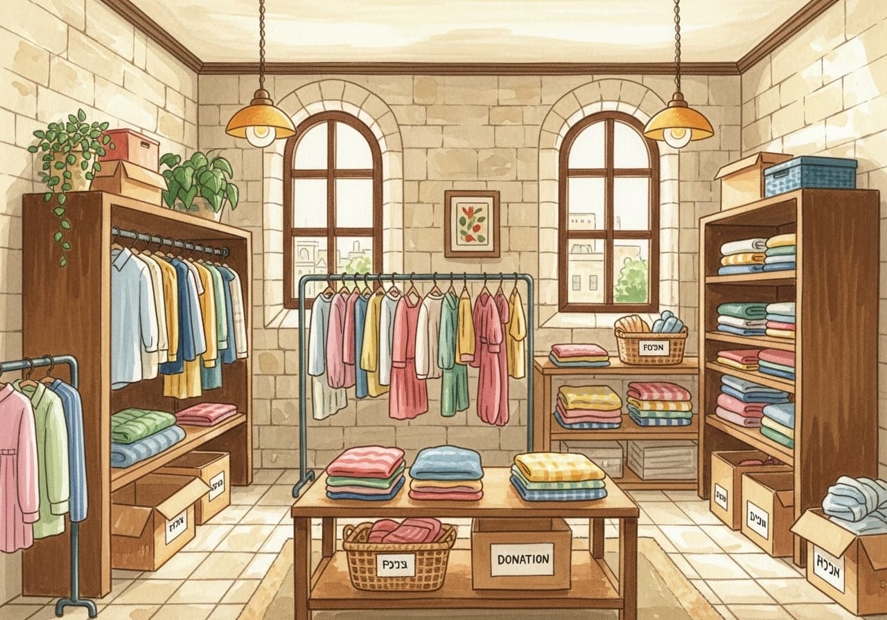 בגדים בירושלים - למסירה ולתרומה